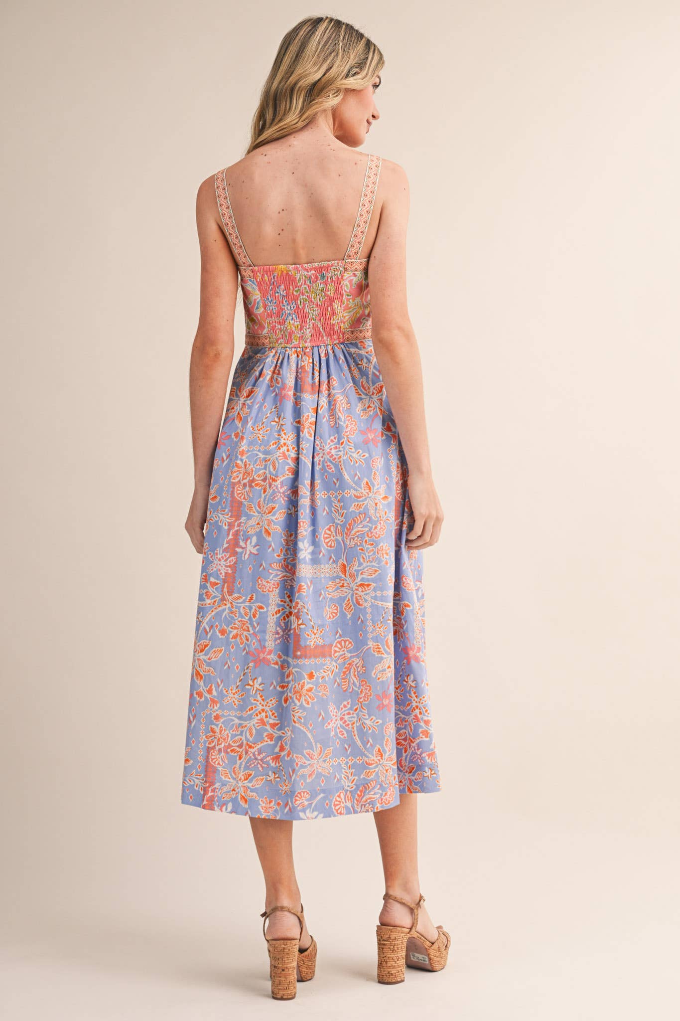 MK Floral Midi Dress