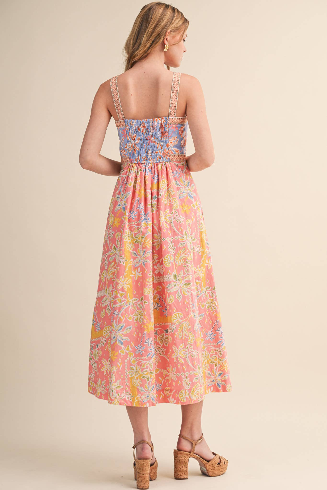 MK Floral Midi Dress