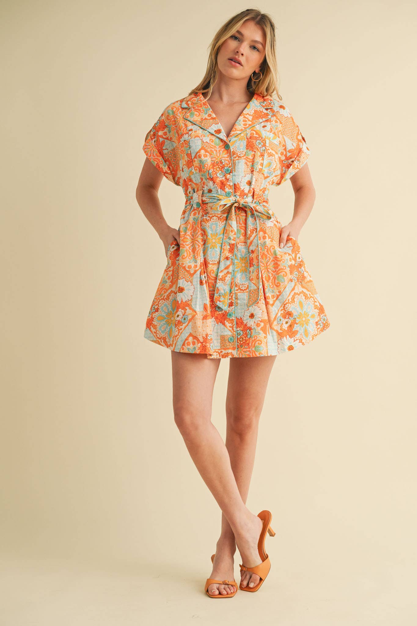 Mel Floral Multi Color Dress