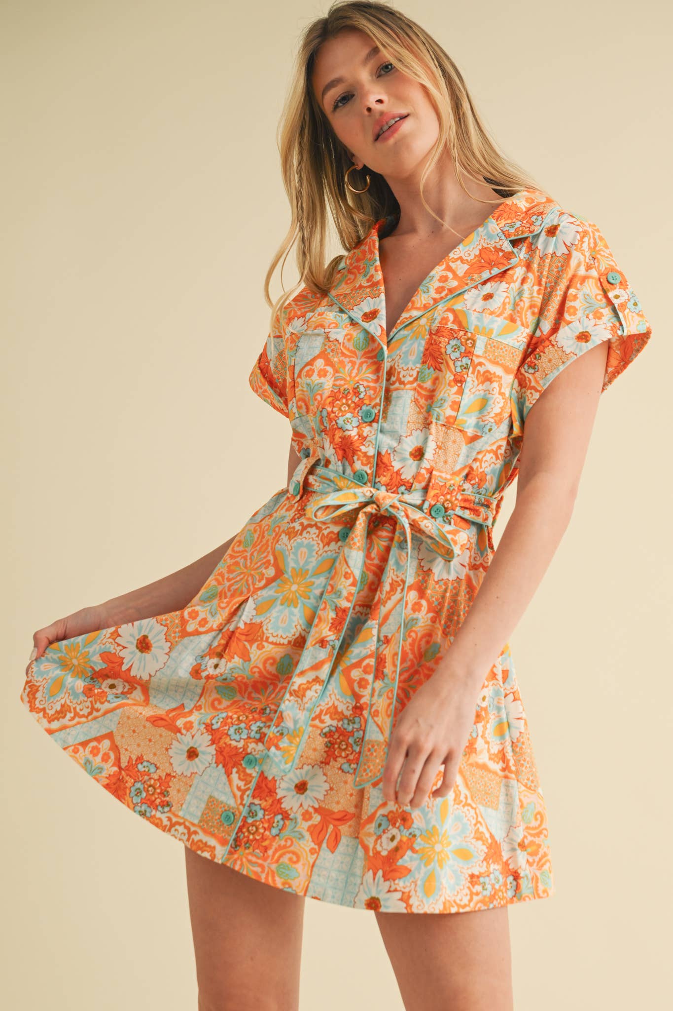 Mel Floral Multi Color Dress