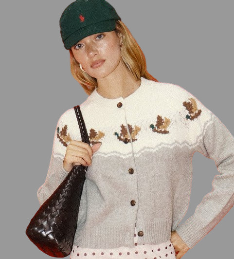 Brent Duck Button Up Sweater