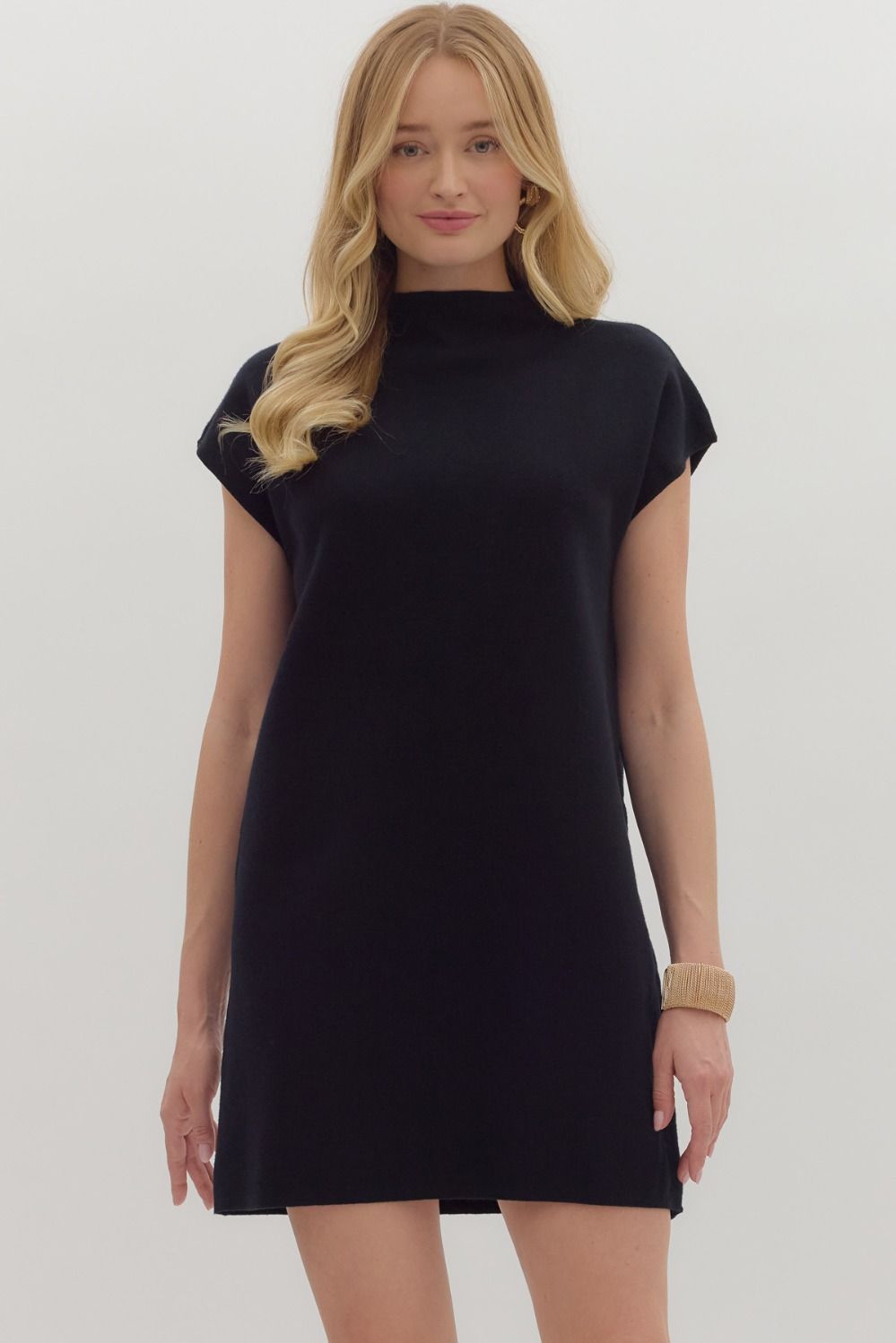 Claire Mock Neck Dress