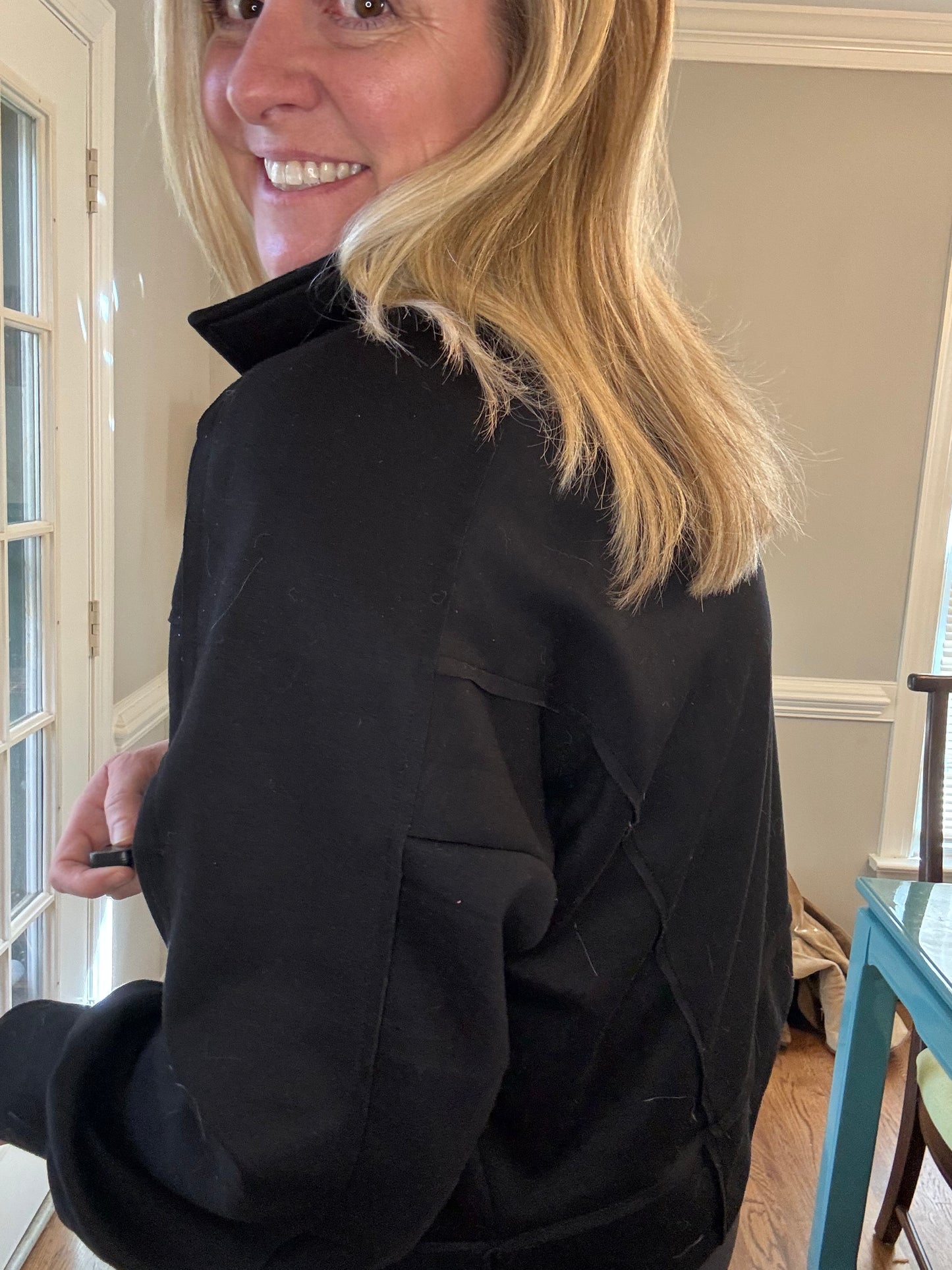 Dabney Polo Sweatshirt Black