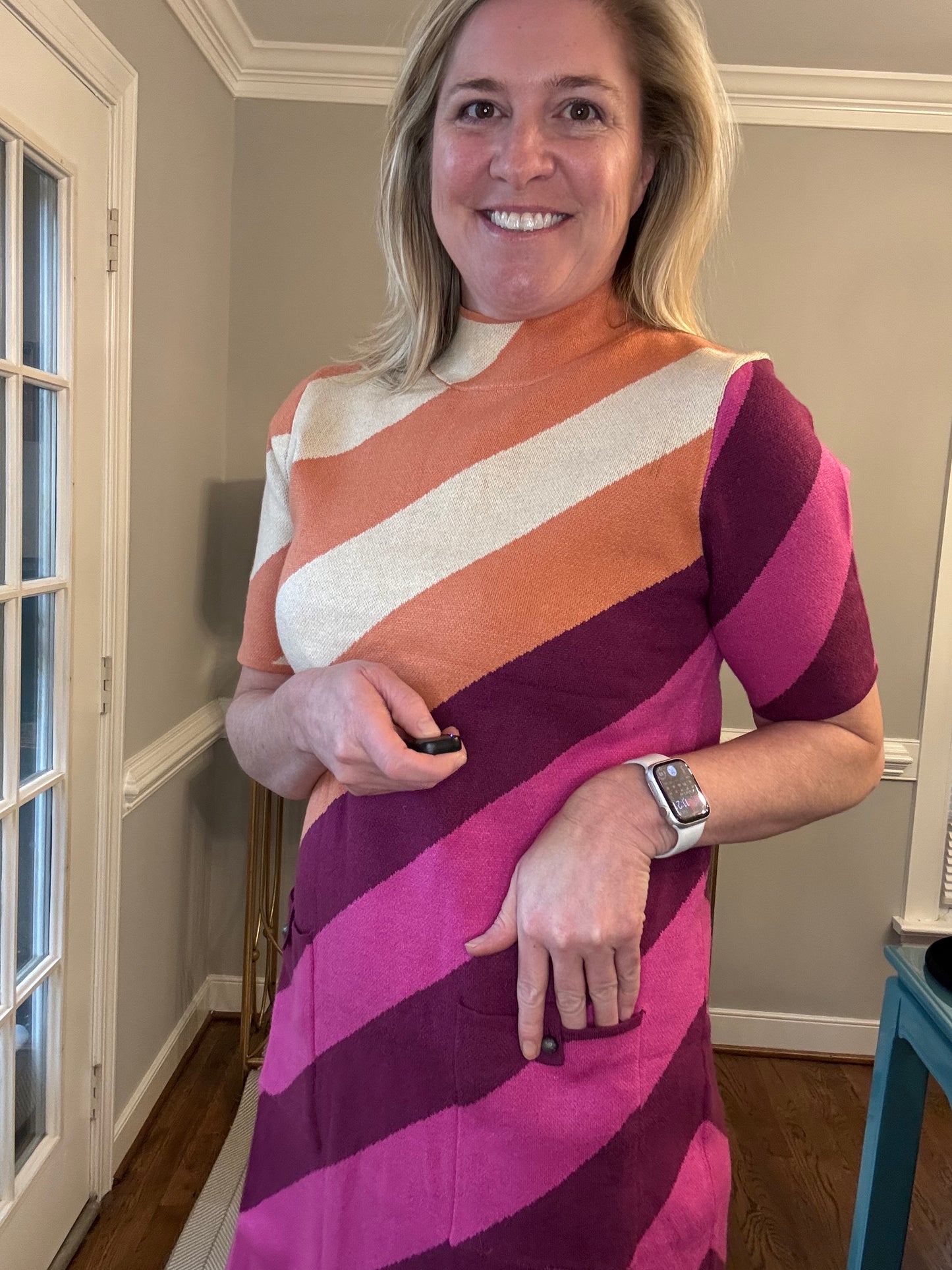 Tyler Stripe Sweater Dress