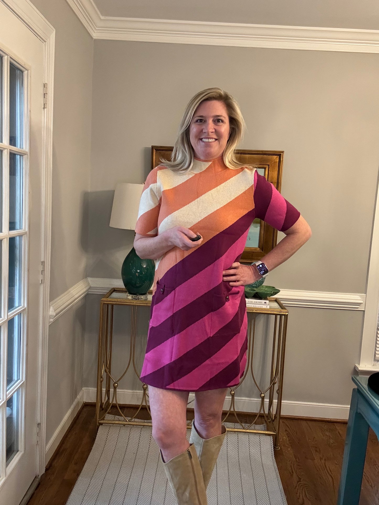 Tyler Stripe Sweater Dress