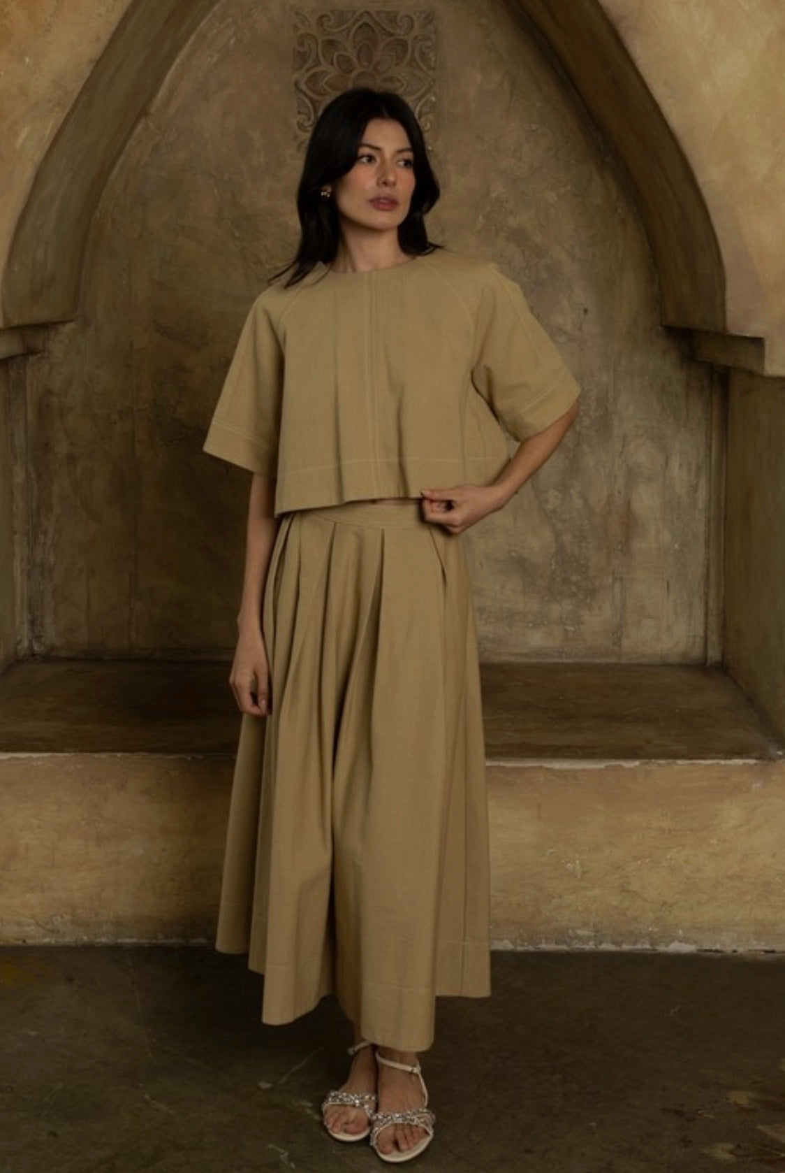 Jenna Golden Brown Skirt