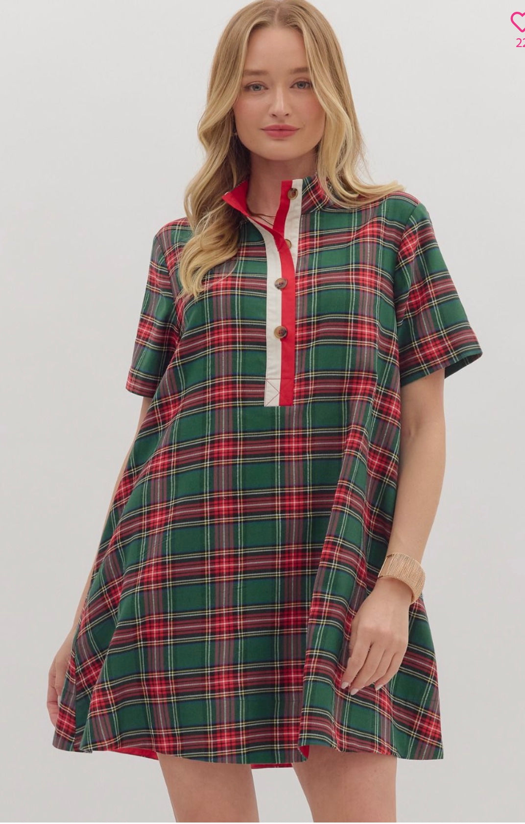 Clyde Plaid Dress