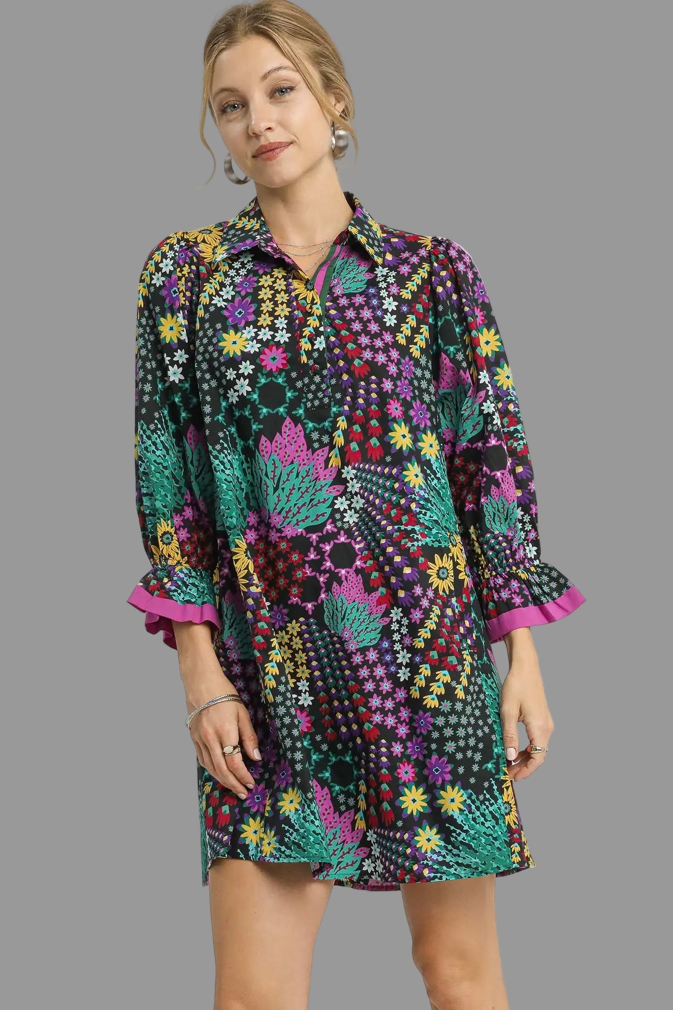 Heidi Multicolor Floral Dress