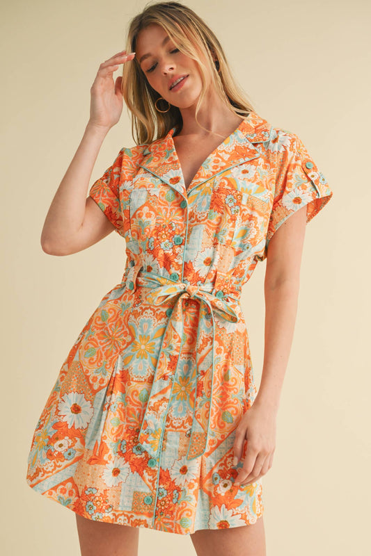 Mel Floral Multi Color Dress