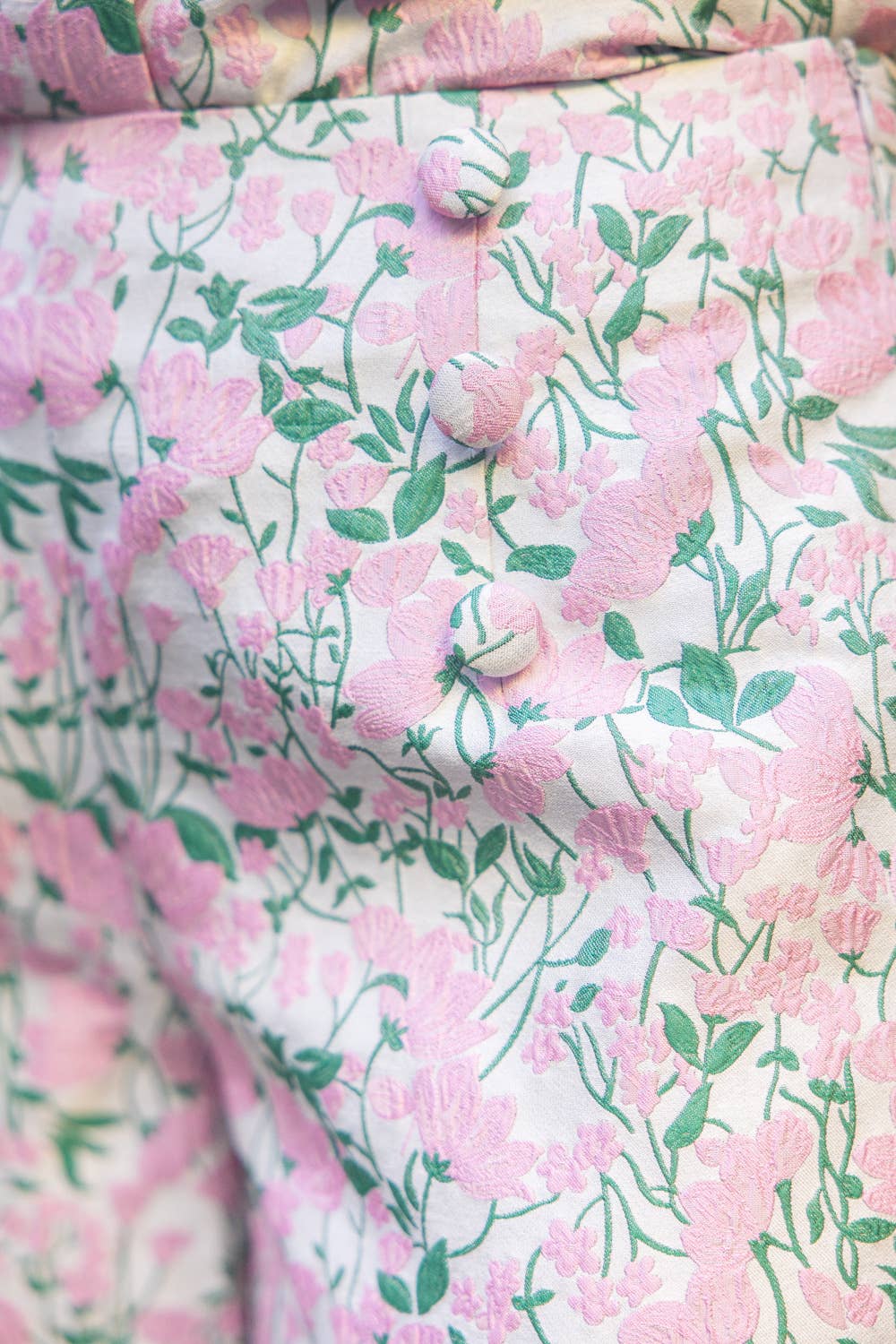 Milby Floral Jacquard Shorts Set