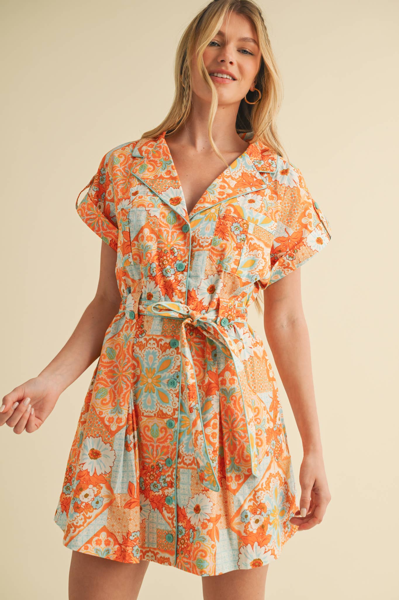 Mel Floral Multi Color Dress