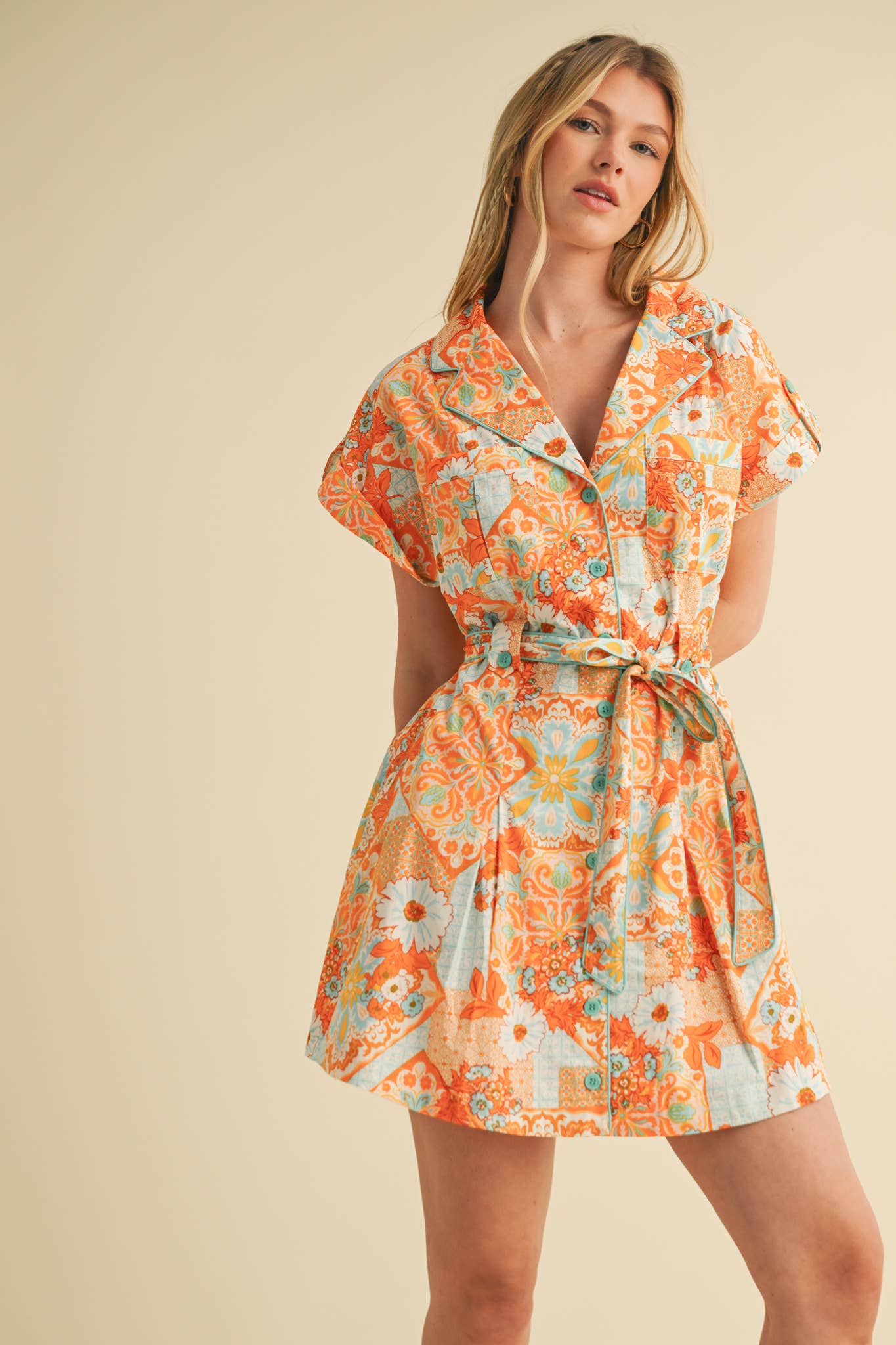 Mel Floral Multi Color Dress