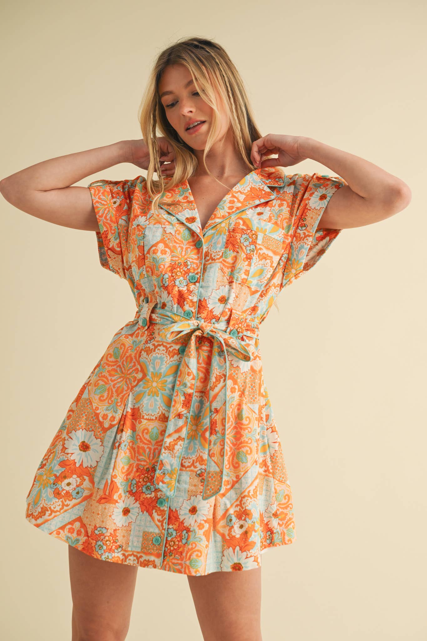 Mel Floral Multi Color Dress