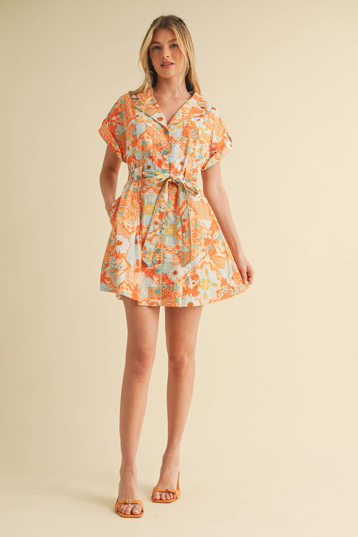 Mel Floral Multi Color Dress